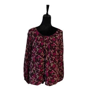 J. Jill Women’s Top Medium 100% Silk